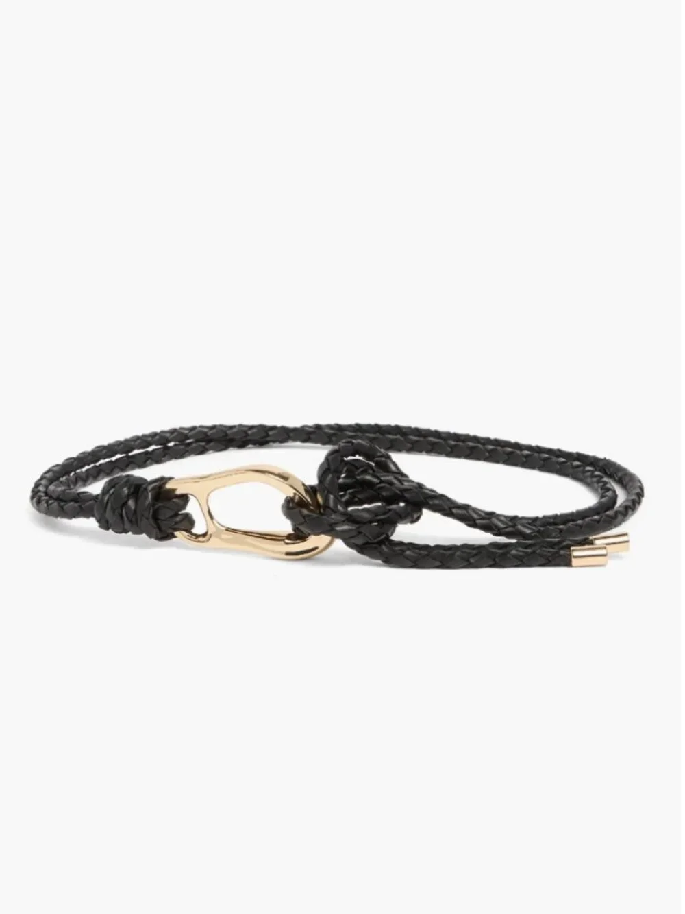 Syd Woven Leather Tie Belt
